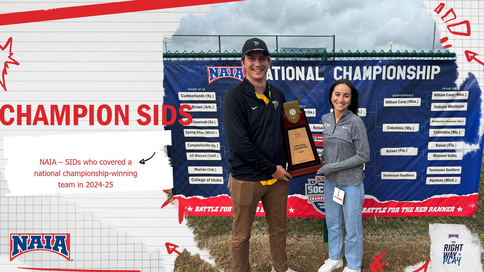 NAIA - SIDs who covered a national championship-winning team in 2024-25