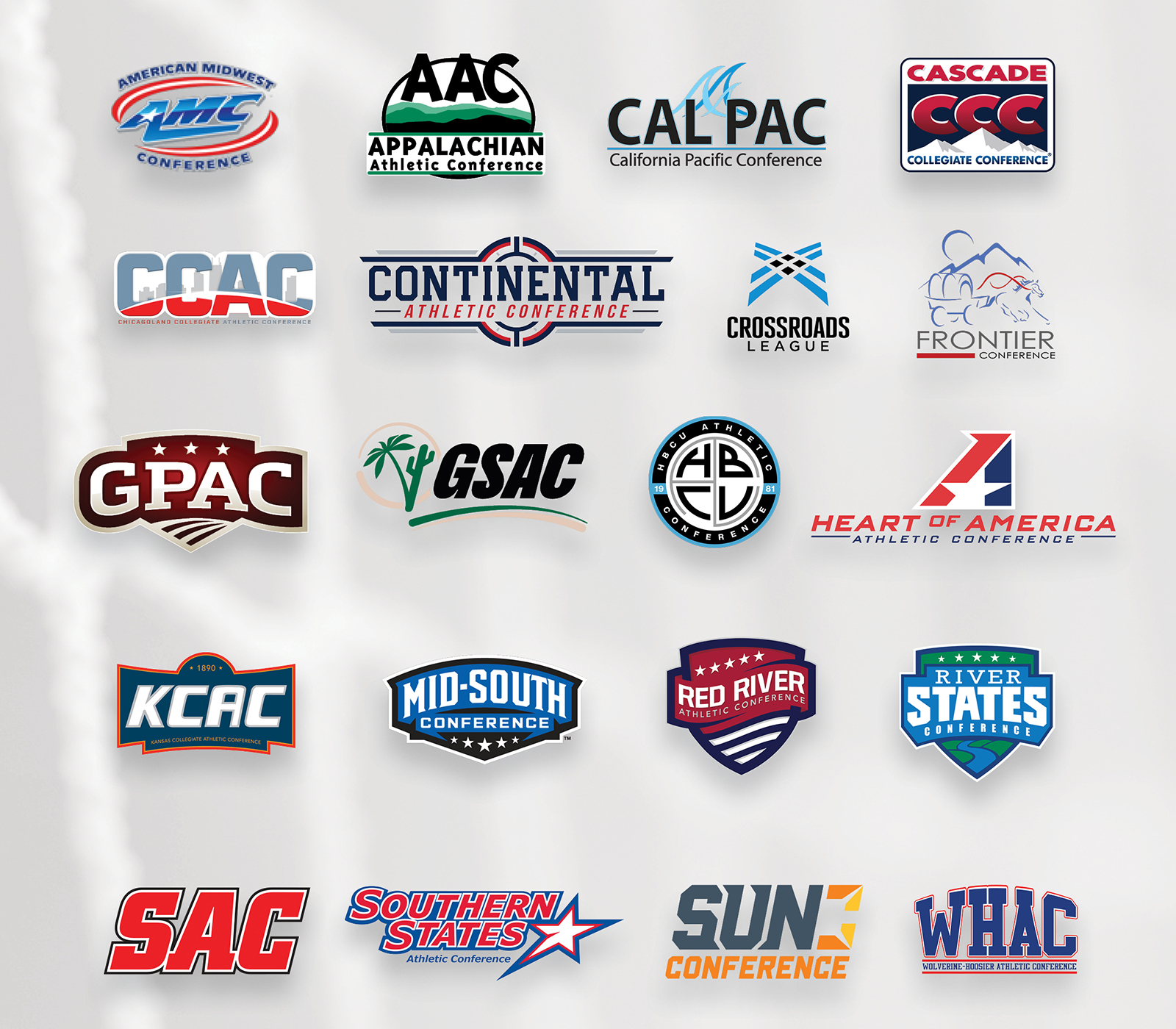 NAIA Conference Logos