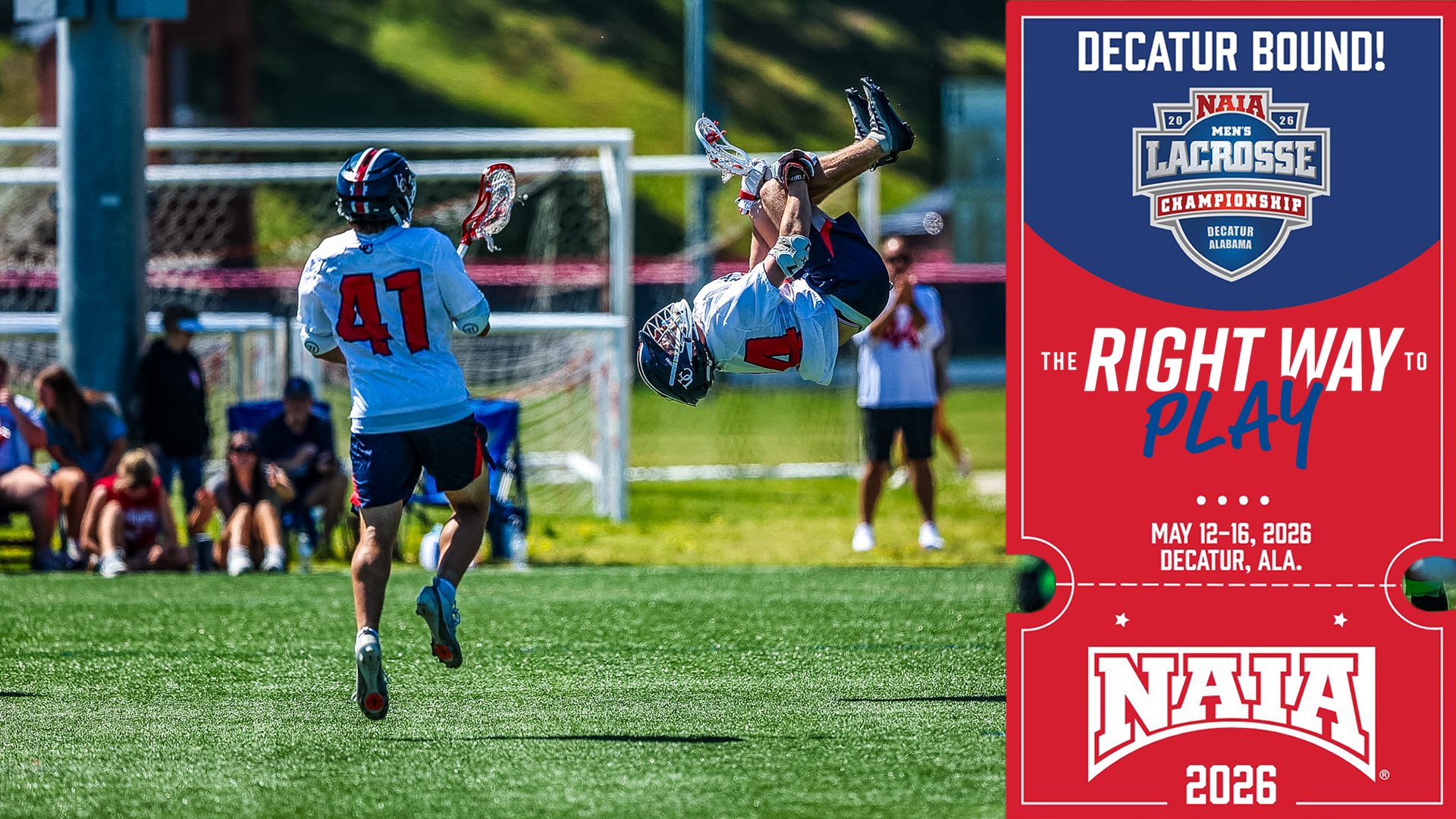 The 2026 NAIA Men’s Lacrosse National Championship Field Is Set, Eight Teams, One Red Banner
